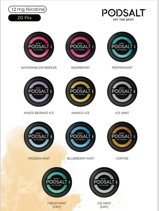 Pod Salt Nicotine Pouches in Dubai