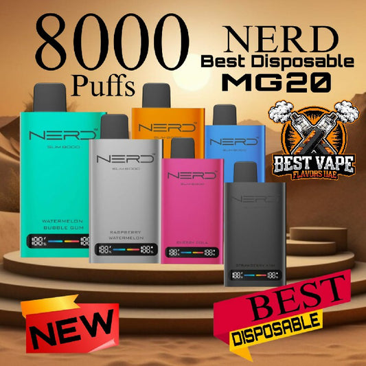 Nerd Slim 8000 Puffs 20MG Disposable Vape