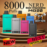 Nerd Slim 8000 Puffs 20MG Disposable Vape