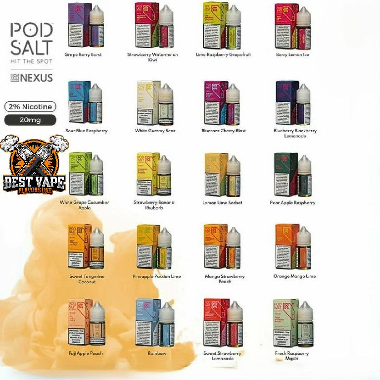 Pod Salt Nexus Nicotine Salt E-Liquids In Dubai