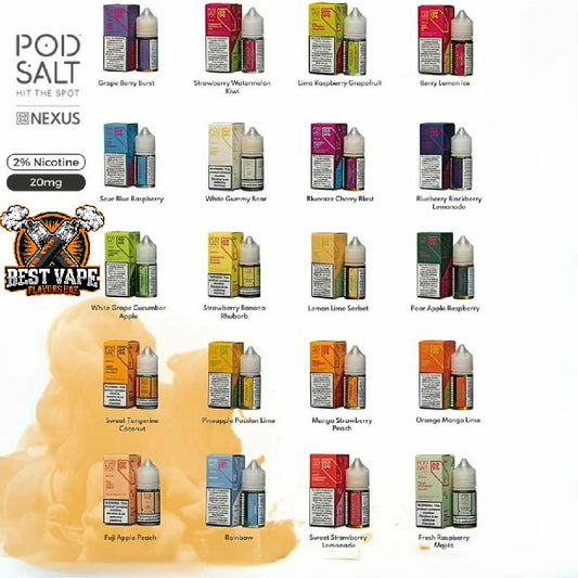 Pod Salt Nexus Nicotine Salt E-Liquids In Dubai