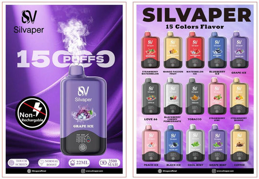 Silvaper 15000 Puffs Disposable Vape