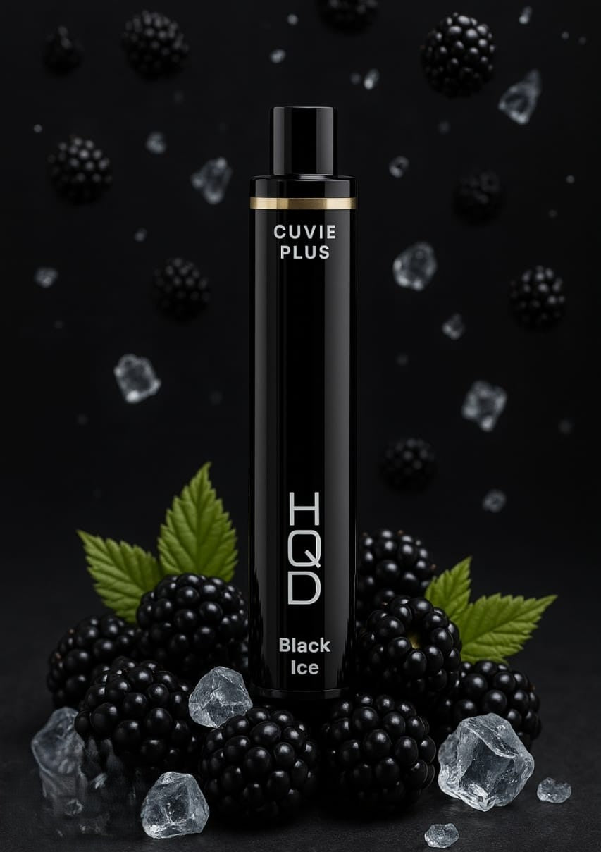 HQD Cuvie Plus (Black Ice) Disposable Vape in Dubai