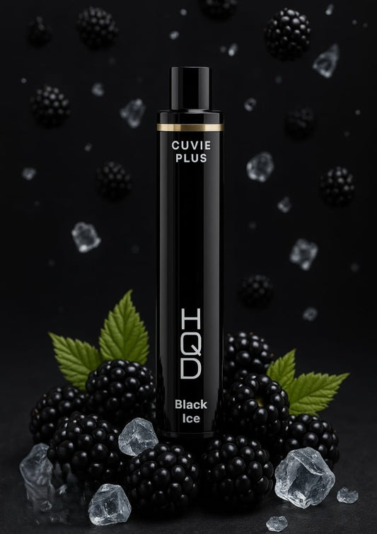 HQD Cuvie Plus (Black Ice) Disposable Vape in Dubai