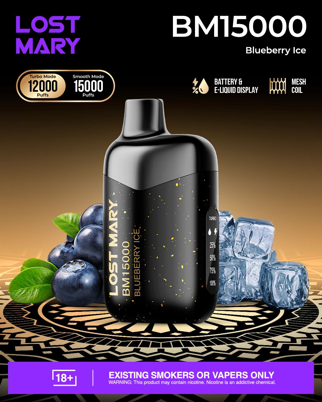 LOST MARY BM15000 Disposable Vape 15000 Puffs In Dubai