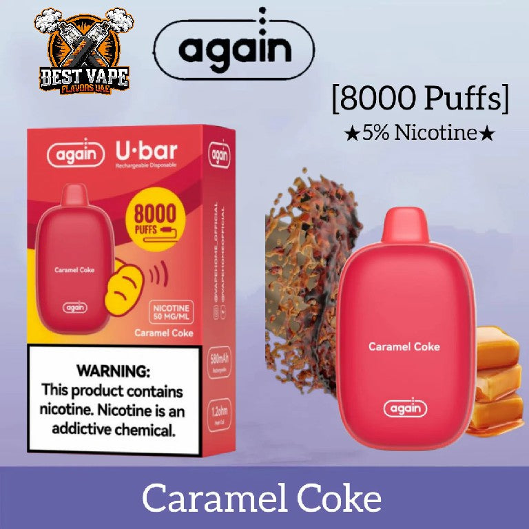 Again-U-Bar 8000 puffs Disposable Vape in Dubai,UAE