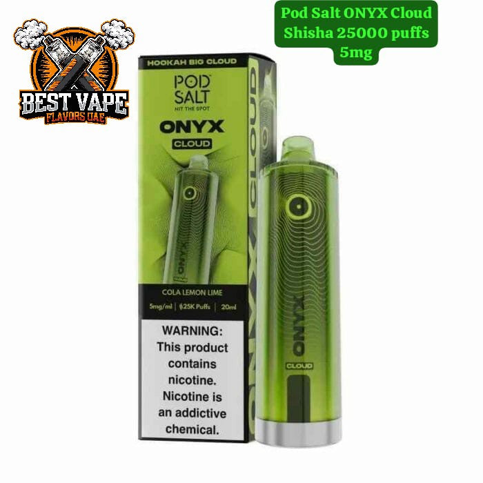 Pod Salt Onyx Cloud Shisha 25000 Puffs Disposable Vape
