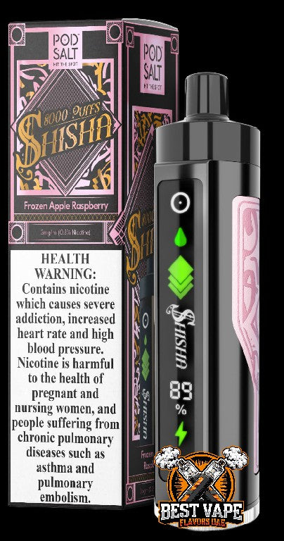 Pod Salt Shisha 8000 Puffs Disposable Vape In Dubai