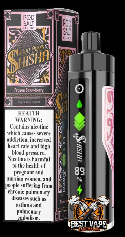Pod Salt Shisha 8000 Puffs Disposable Vape In Dubai