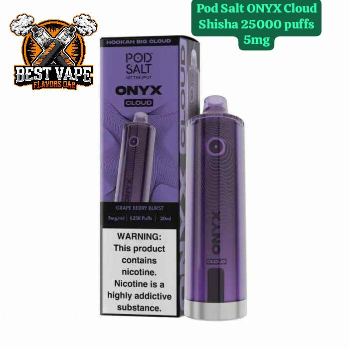 Pod Salt Onyx Cloud Shisha 25000 Puffs Disposable Vape