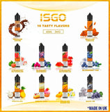 ISGO 60ML E LIQUID ALL FLAVORS IN DUBAI UAE