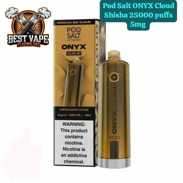 Pod Salt Onyx Cloud Shisha 25000 Puffs Disposable Vape