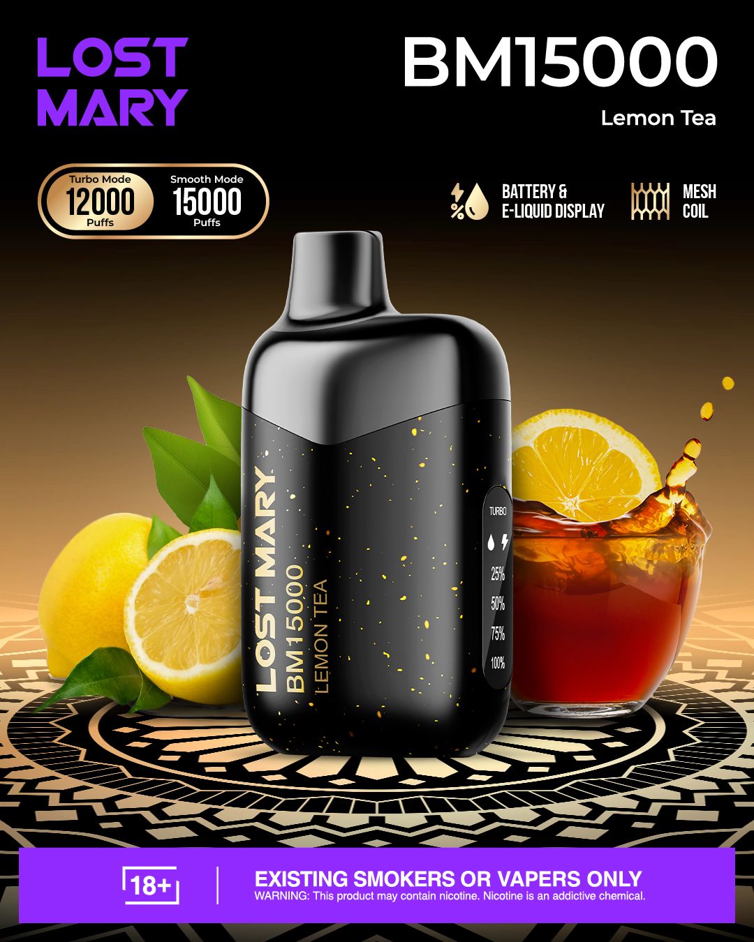 LOST MARY BM15000 Disposable Vape 15000 Puffs In Dubai