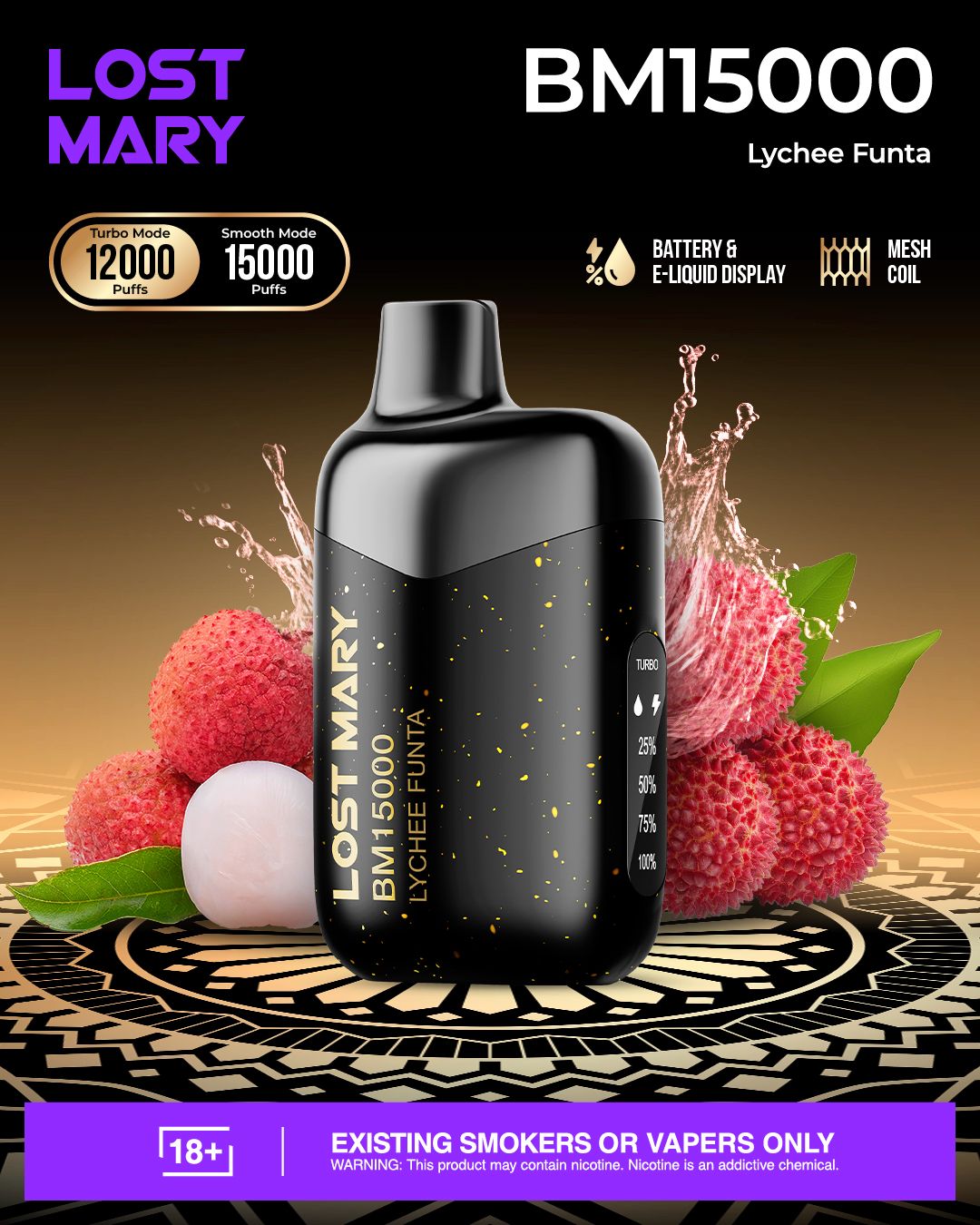 LOST MARY BM15000 Disposable Vape 15000 Puffs In Dubai