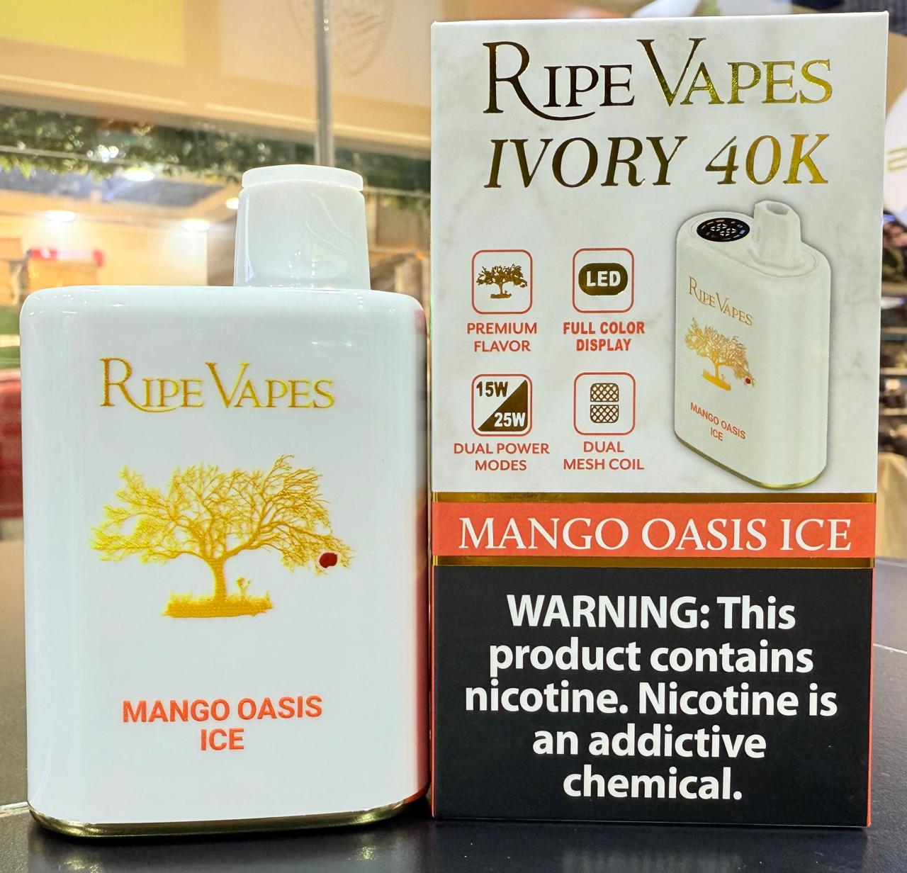 Ripe Vapes IVORY 40000 Puffs Premium Disposable Vape