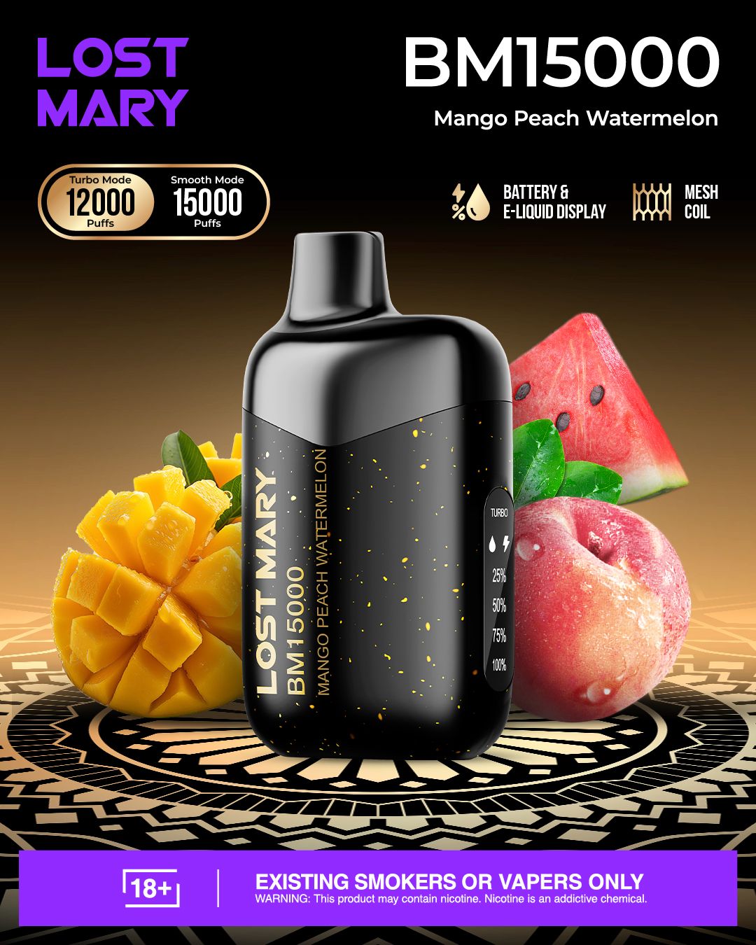 LOST MARY BM15000 Disposable Vape 15000 Puffs In Dubai