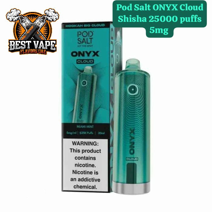 Pod Salt Onyx Cloud Shisha 25000 Puffs Disposable Vape