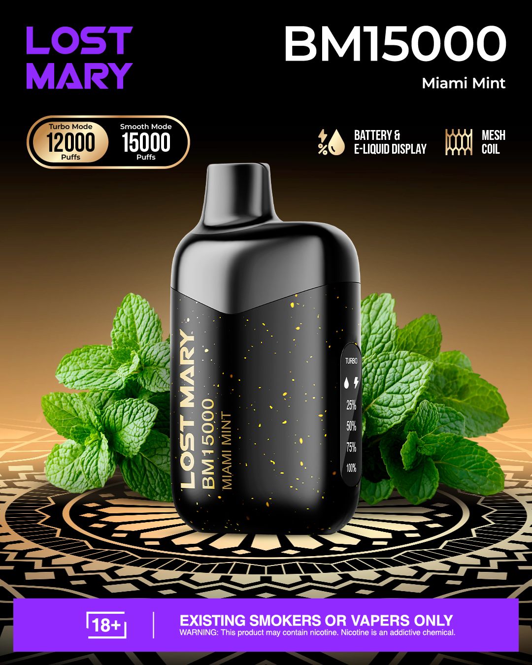 LOST MARY BM15000 Disposable Vape 15000 Puffs In Dubai