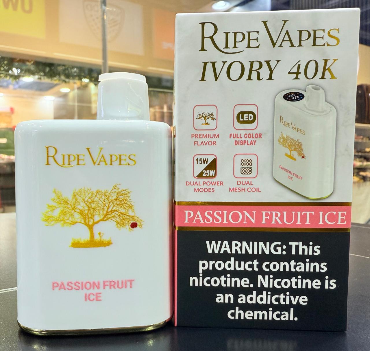 Ripe Vapes IVORY 40000 Puffs Premium Disposable Vape