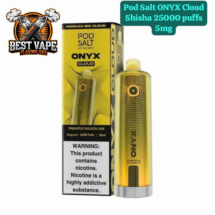 Pod Salt Onyx Cloud Shisha 25000 Puffs Disposable Vape
