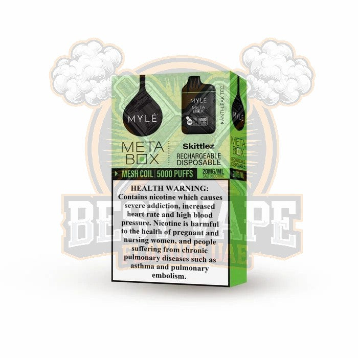 MYLÉ Meta Box 5000 Puffs Disposable Pod device in Dubai