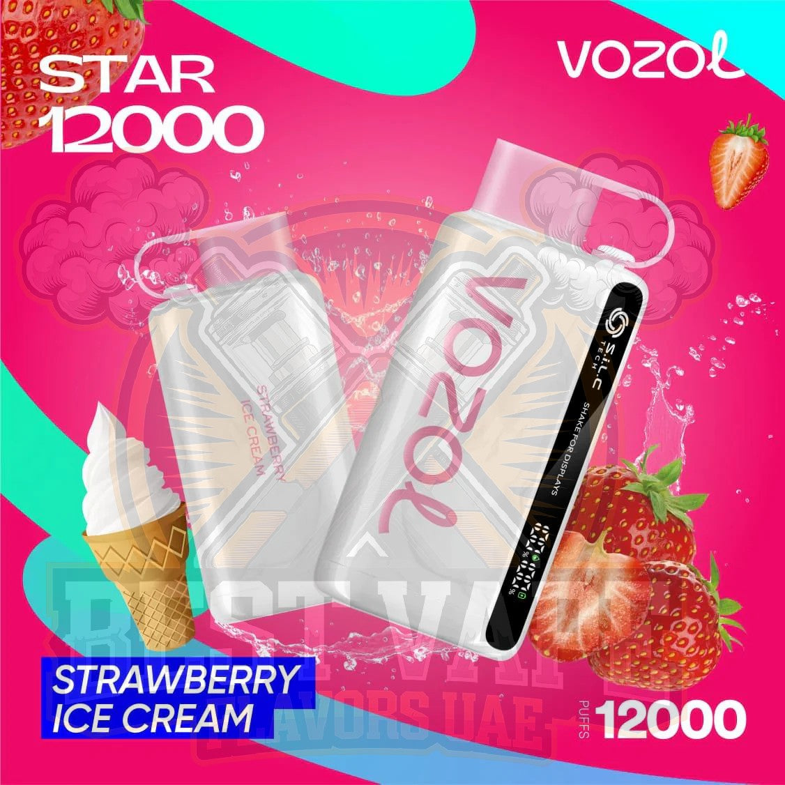 Vozol Star 12000 Puffs Disposable Vape in Dubai