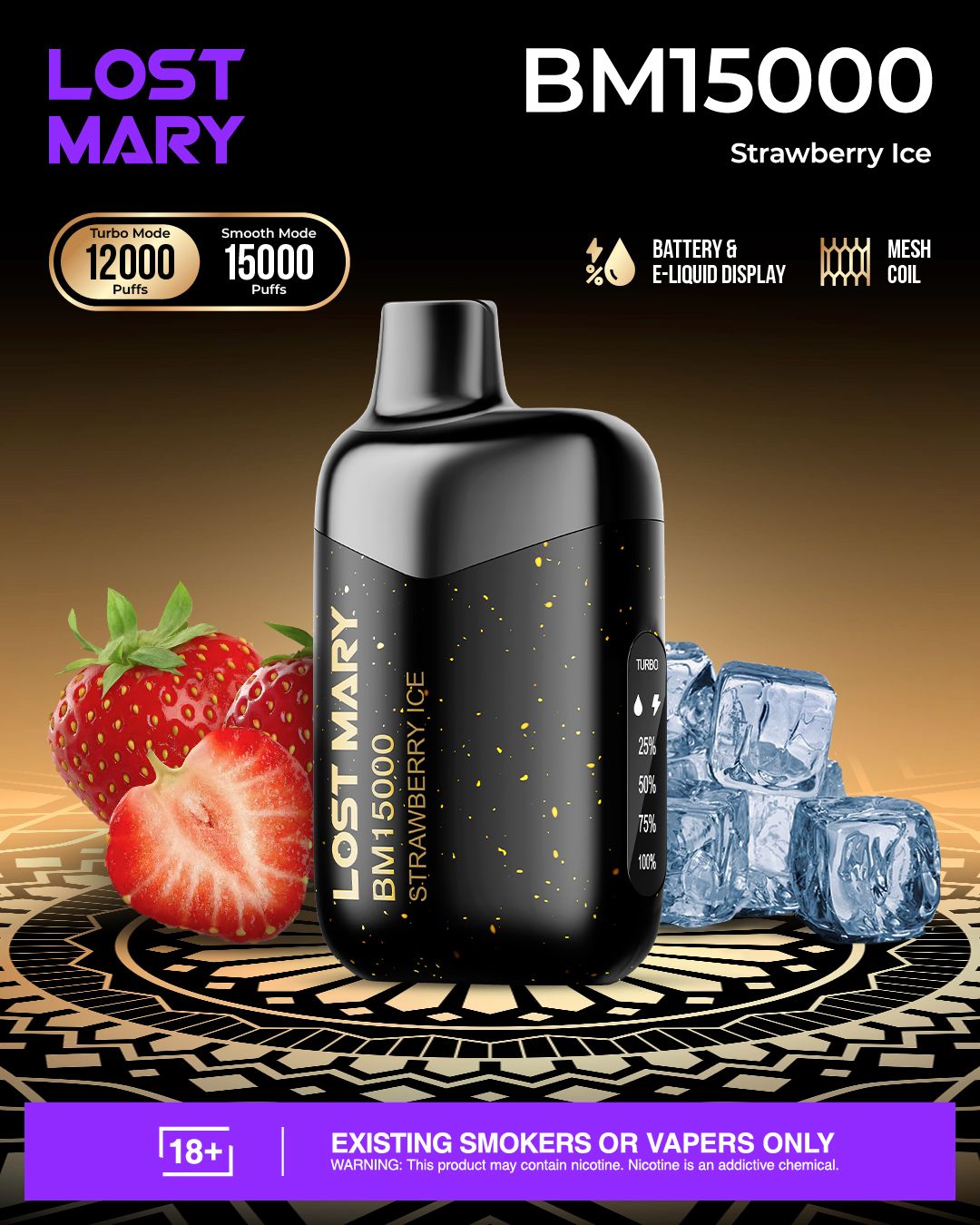 LOST MARY BM15000 Disposable Vape 15000 Puffs In Dubai