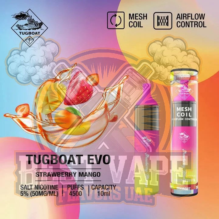 Tugboat EVO 4500 Puffs Disposable Vape in UAE