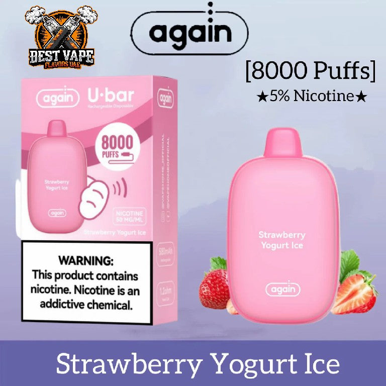Again-U-Bar 8000 puffs Disposable Vape in Dubai,UAE