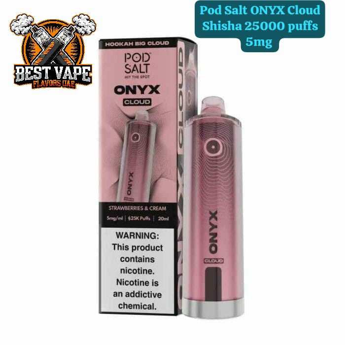 Pod Salt Onyx Cloud Shisha 25000 Puffs Disposable Vape