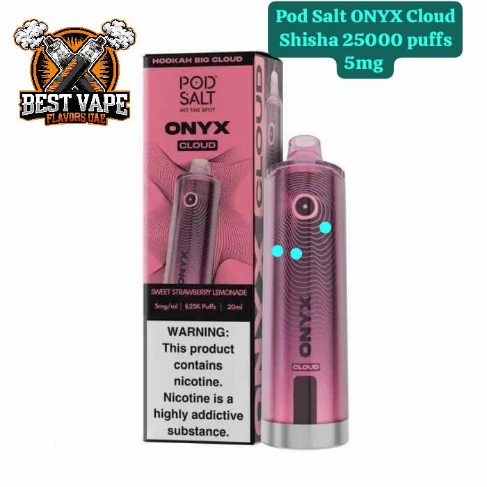 Pod Salt Onyx Cloud Shisha 25000 Puffs Disposable Vape