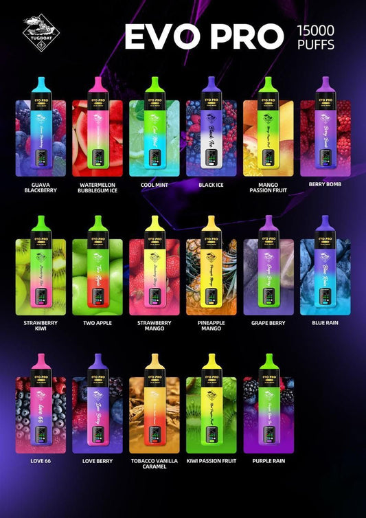 Tugboat Evo Pro 15000 Puffs Disposable Vape in Dubai