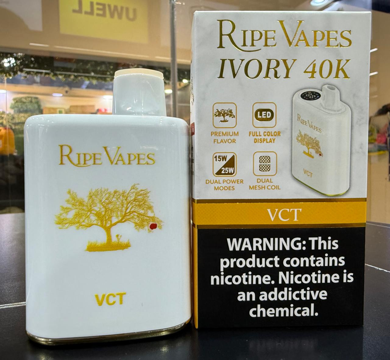 Ripe Vapes IVORY 40000 Puffs Premium Disposable Vape