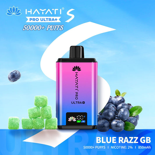Hayati Pro Ultra Plus 50,000 Puffs Disposable Vape in Dubai