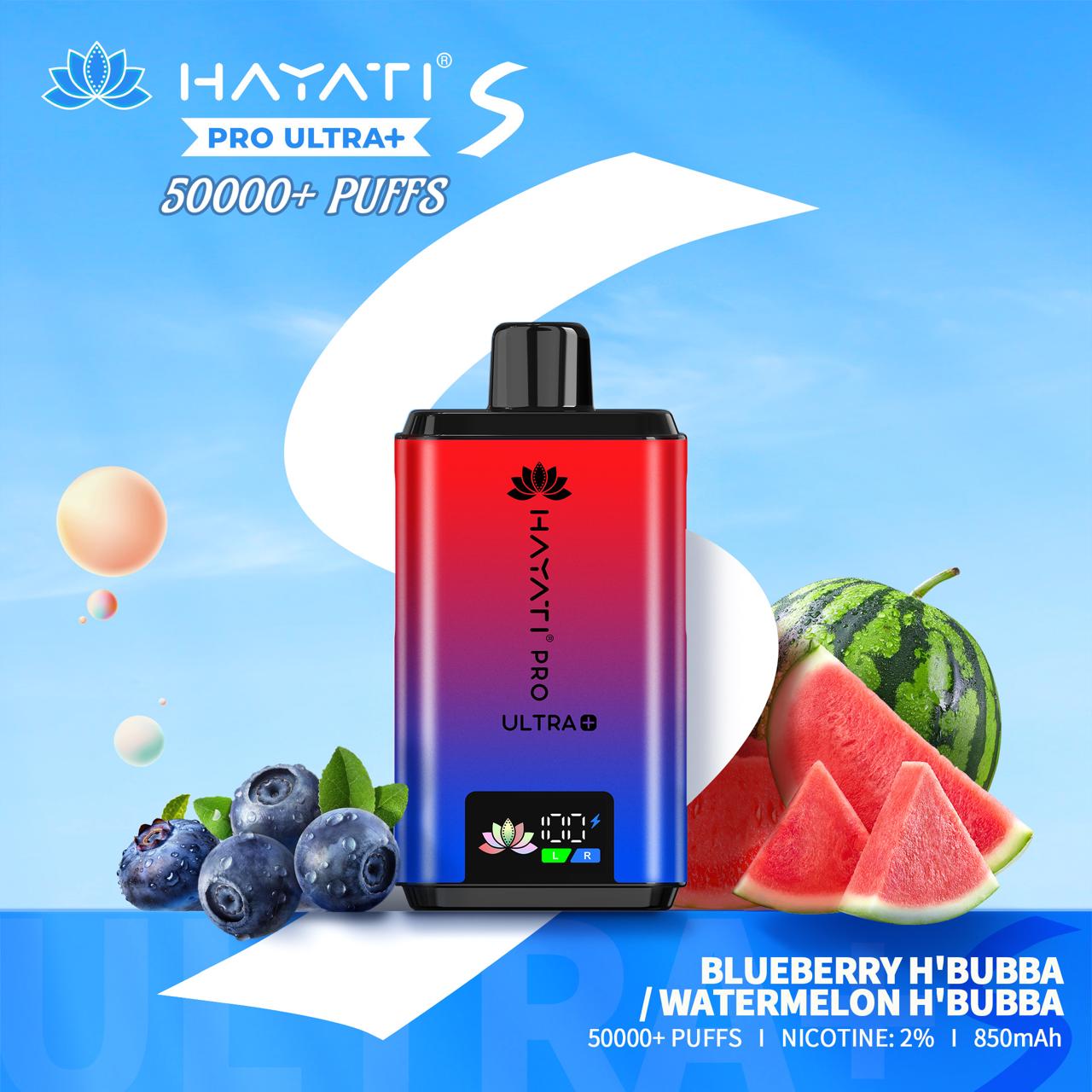 Hayati Pro Ultra Plus 50,000 Puffs Disposable Vape in Dubai