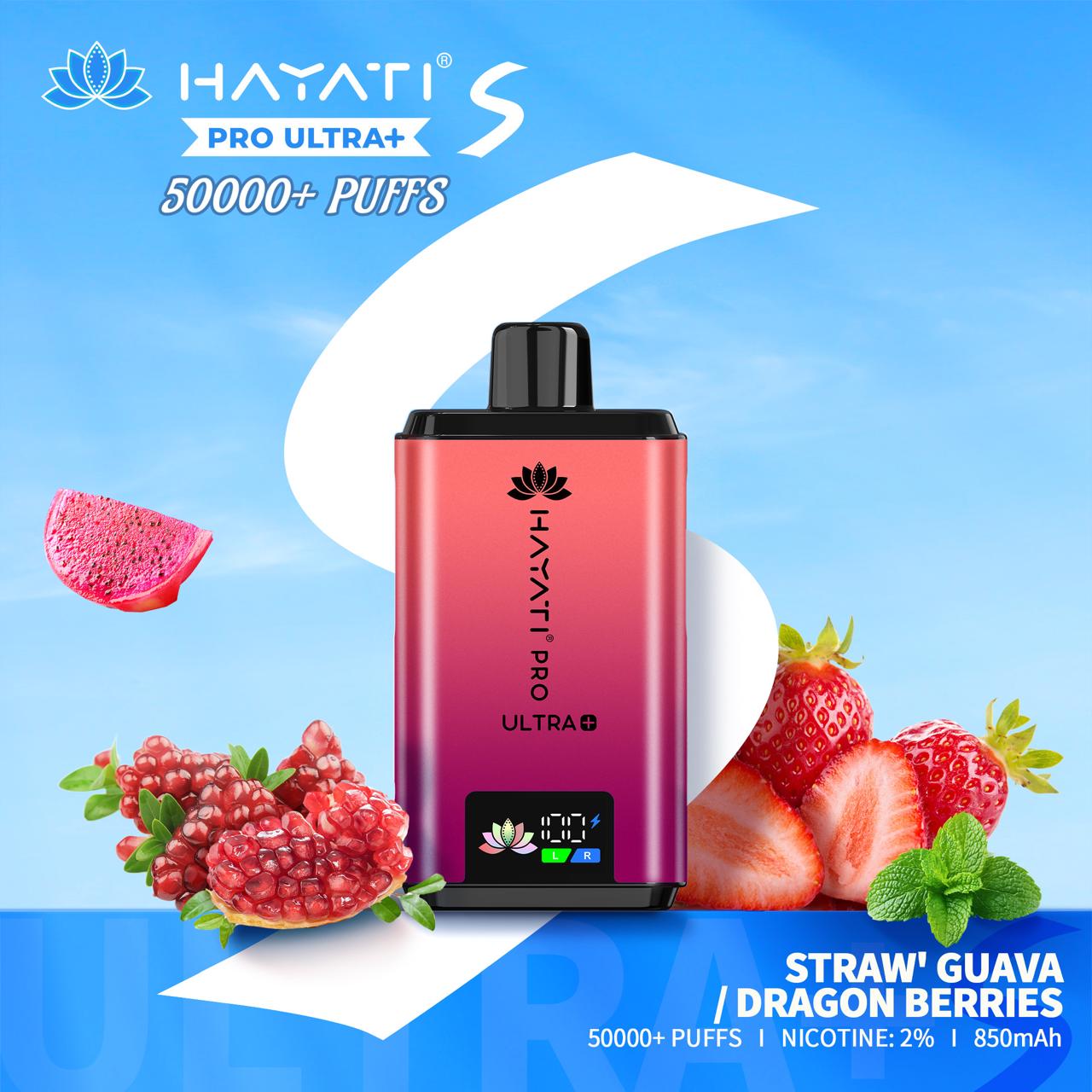 Hayati Pro Ultra Plus 50,000 Puffs Disposable Vape in Dubai
