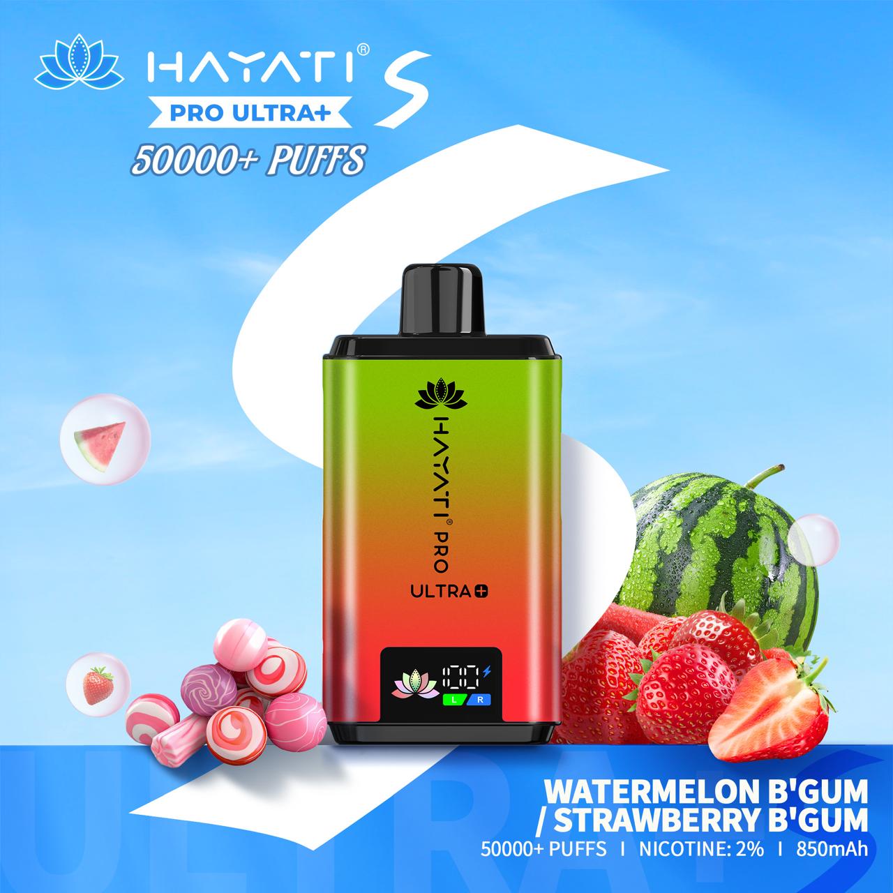Hayati Pro Ultra Plus 50,000 Puffs Disposable Vape in Dubai