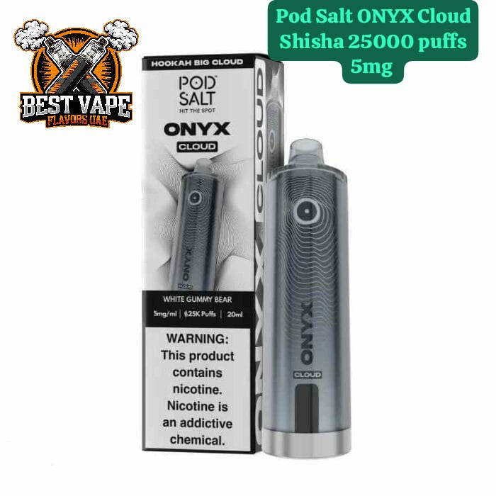 Pod Salt Onyx Cloud Shisha 25000 Puffs Disposable Vape