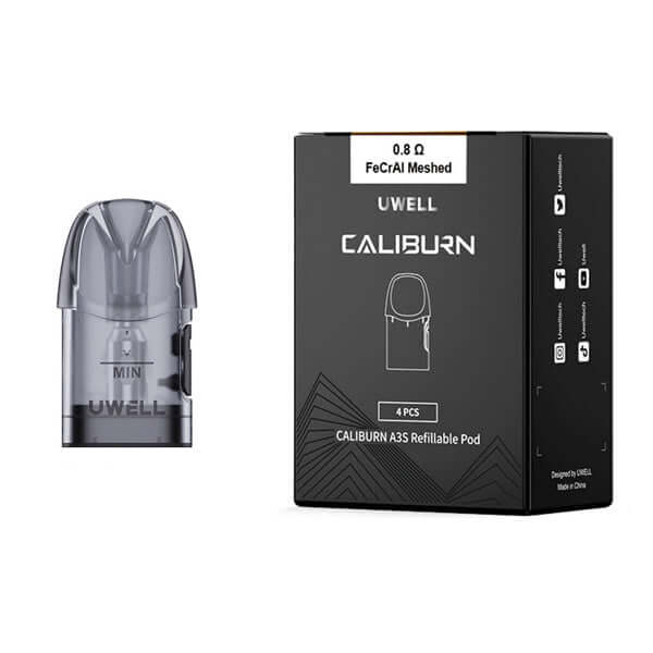 Uwell caliburn A3/A3S/AK3/ Cartridge Pod availableOHM: 1.0