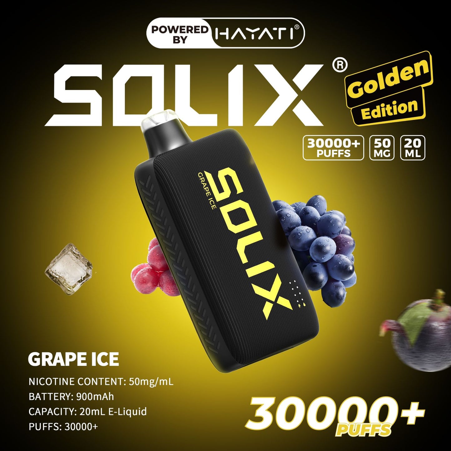 Hayati Solix 30000 Puffs Disposable Vape in Dubai.