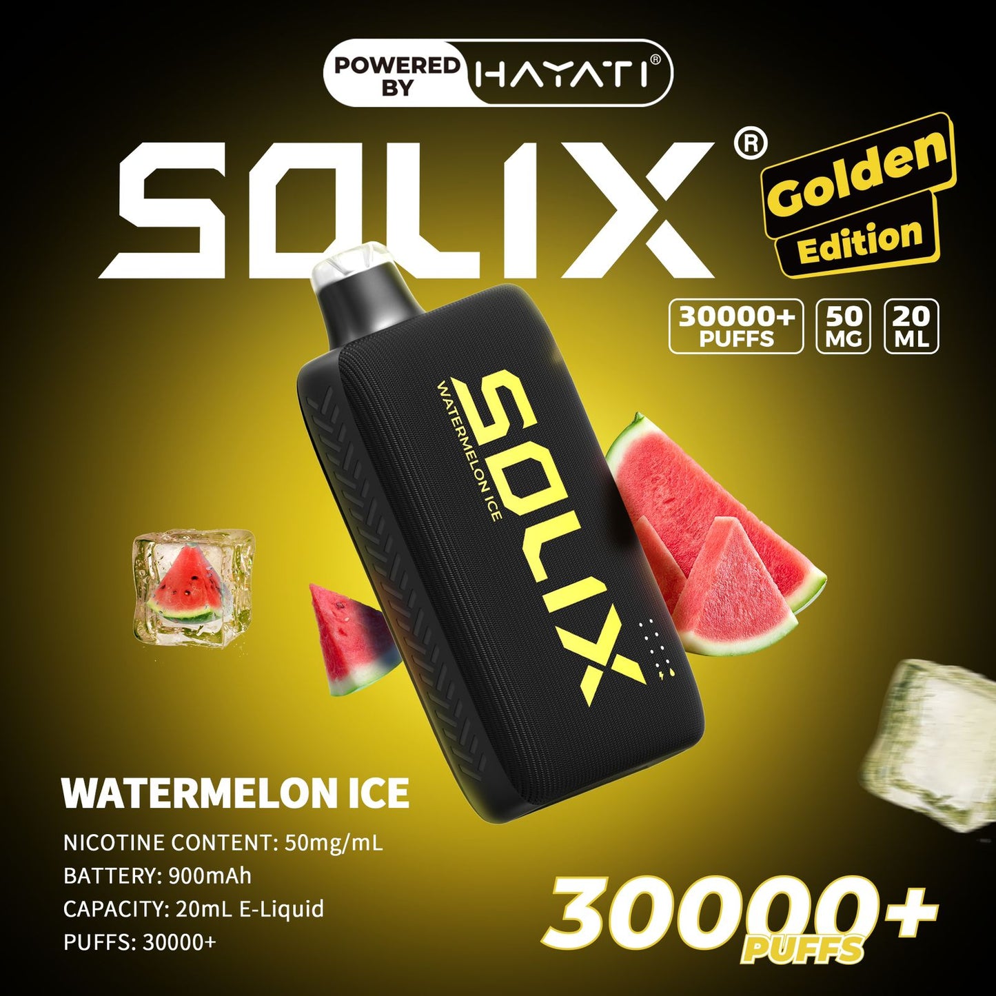 Hayati Solix 30000 Puffs Disposable Vape in Dubai.
