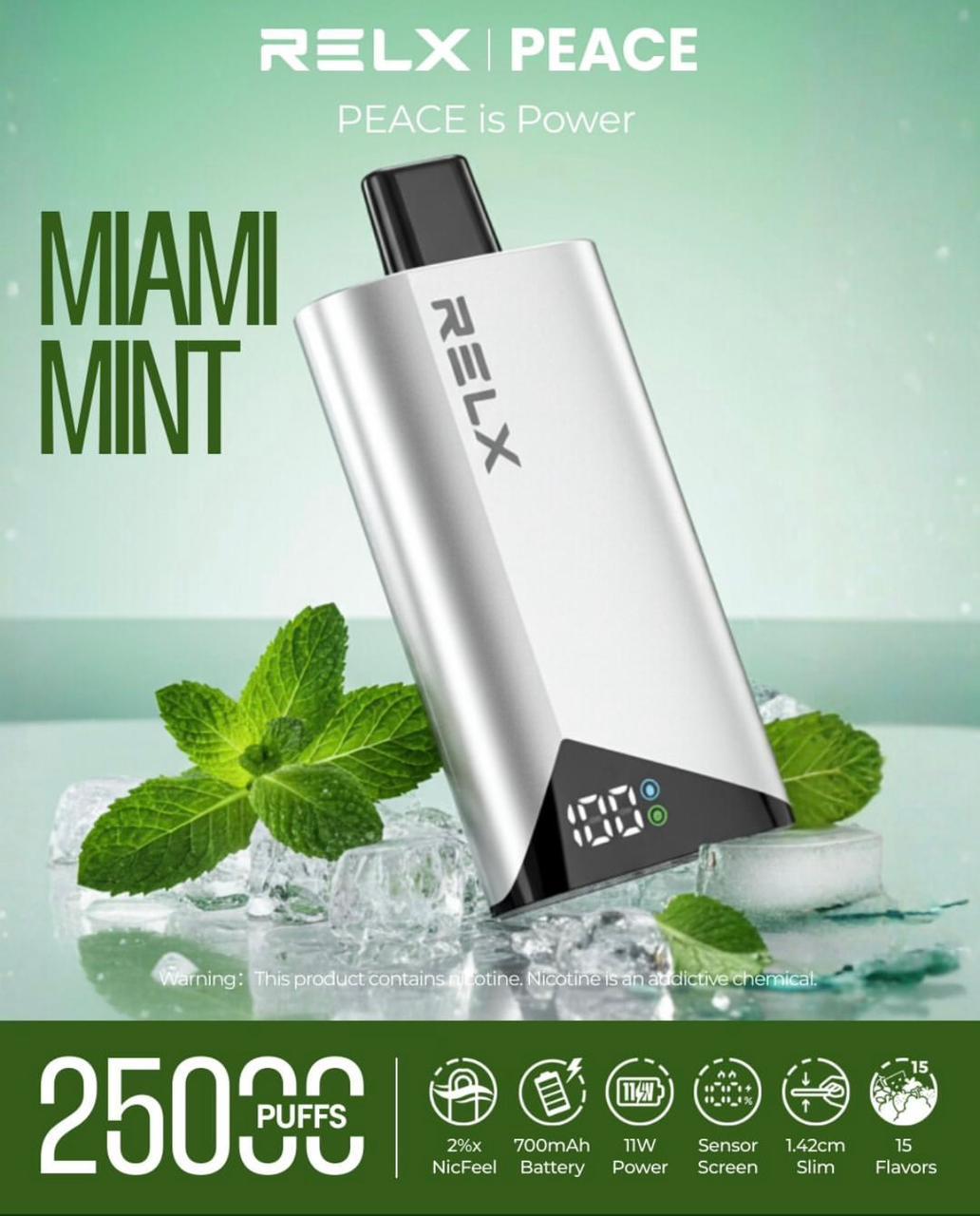 Relx Peace 25000 Puffs Disposable Vape in Dubai, UAE