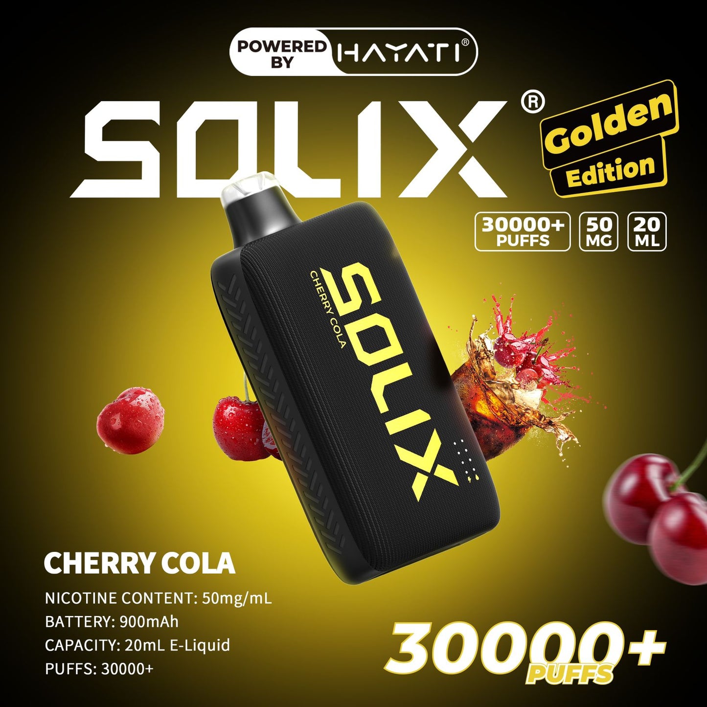 Hayati Solix 30000 Puffs Disposable Vape in Dubai.