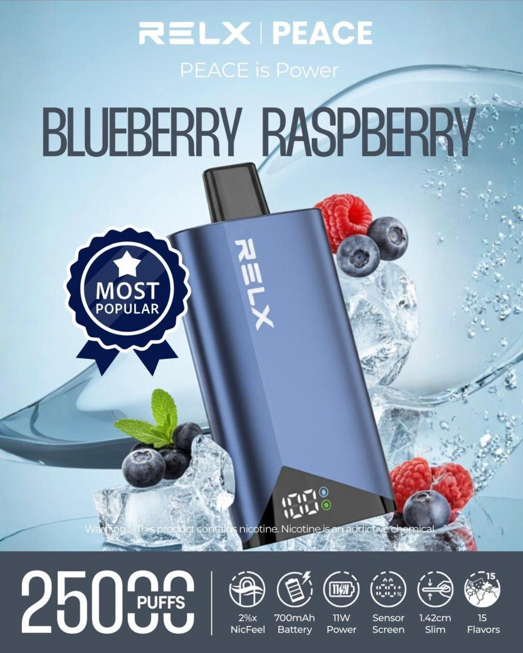 Relx Peace 25000 Puffs Disposable Vape in Dubai, UAE