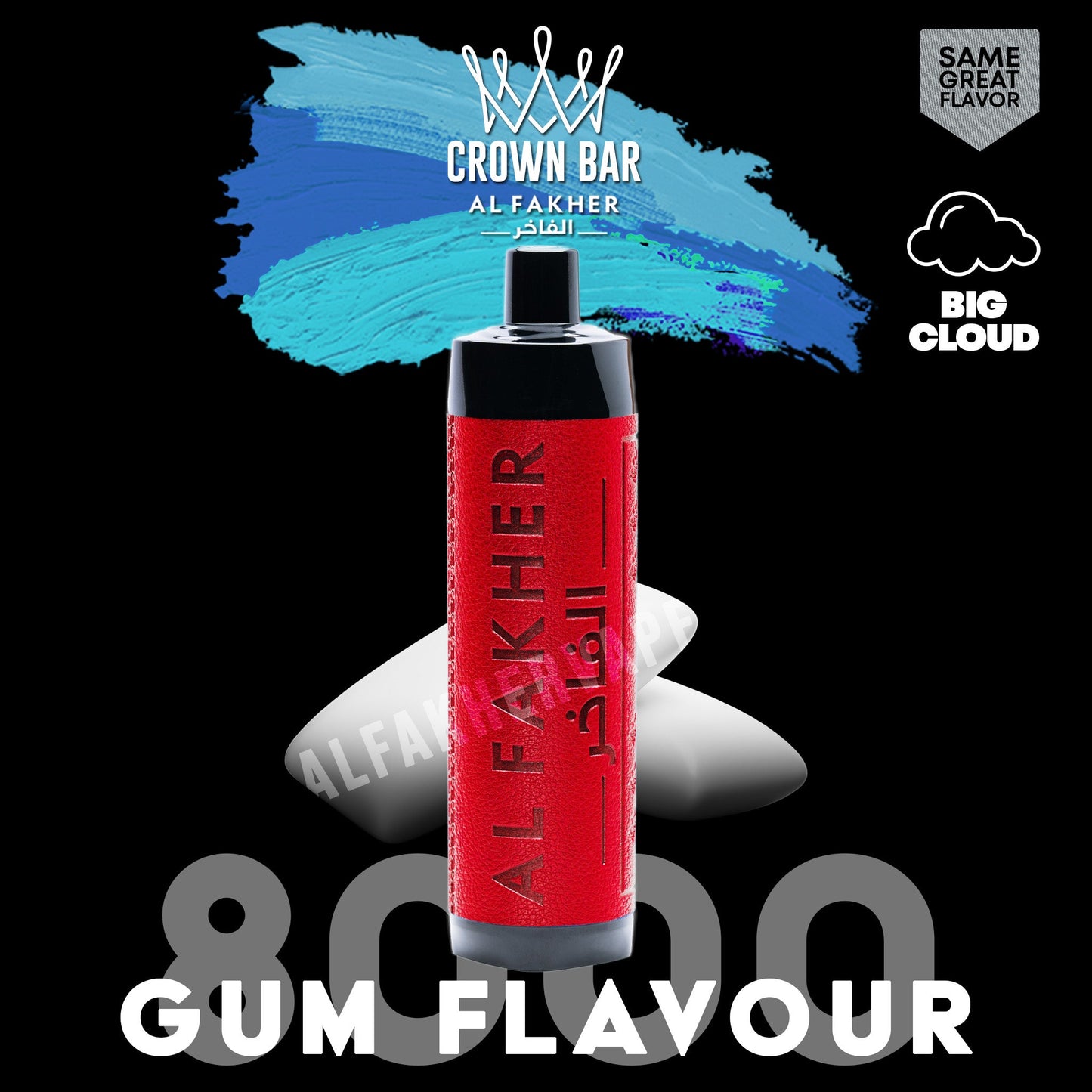 Al Fakher 8000 Puffs Crown Bar Disposable Vape Device in Dubai