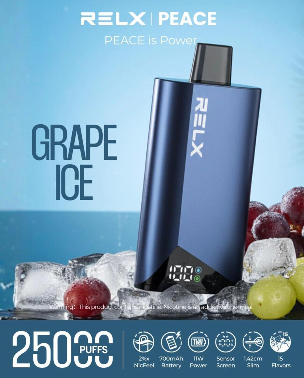Relx Peace 25000 Puffs Disposable Vape in Dubai, UAE