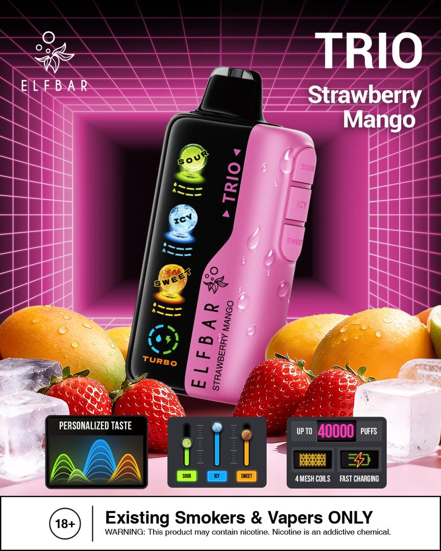 Elf Bar Trio 40000 Puffs Disposable Vape