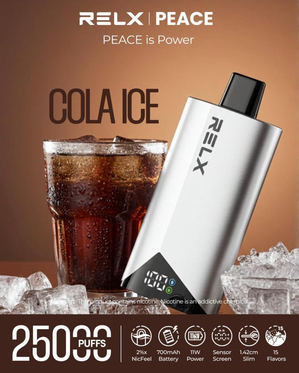 Relx Peace 25000 Puffs Disposable Vape in Dubai, UAE