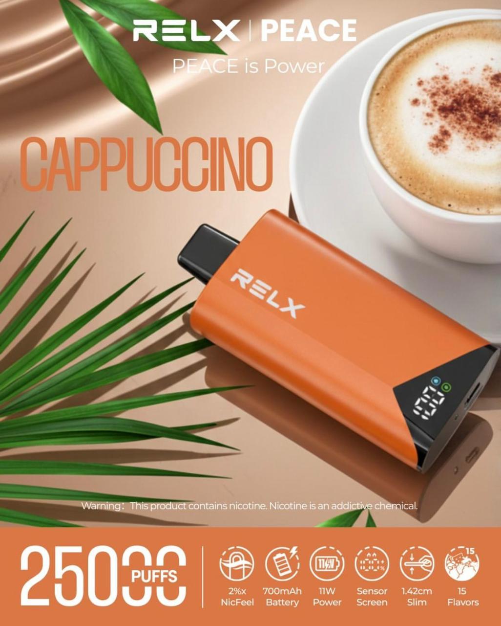 Relx Peace 25000 Puffs Disposable Vape in Dubai, UAE