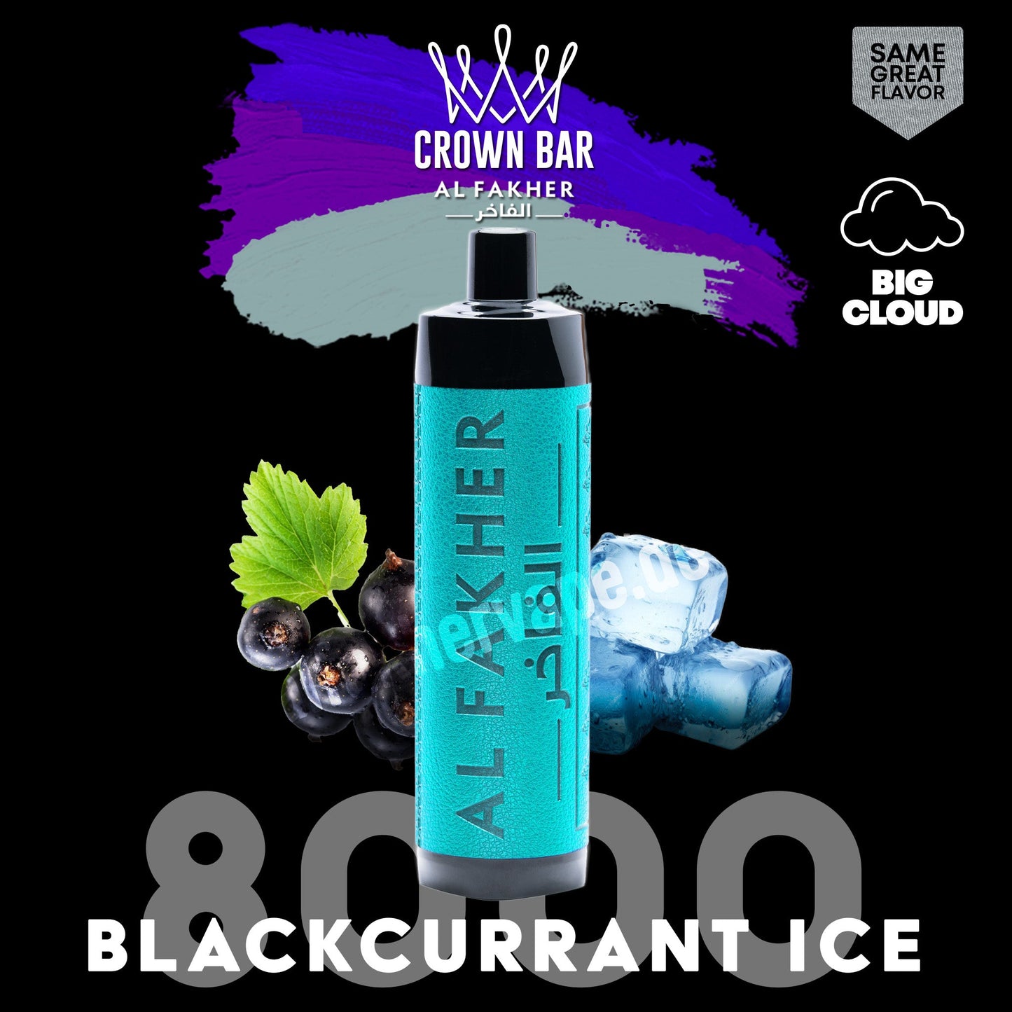 Al Fakher 8000 Puffs Crown Bar Disposable Vape Device in Dubai